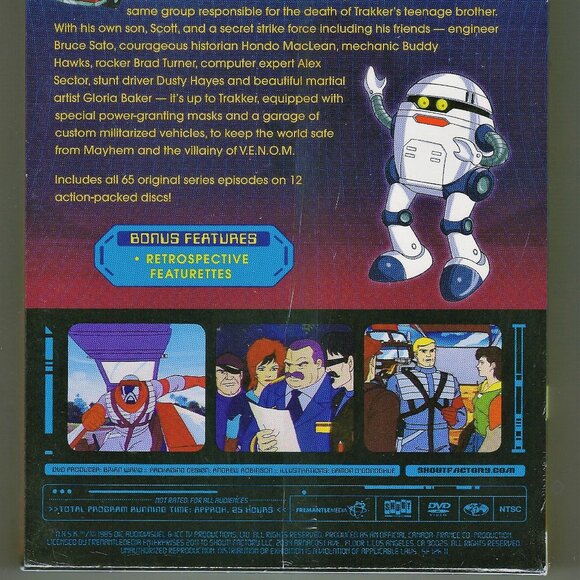 M.A.S.K. Complete Series DVDs cartoon 12 discs FACTORY SEALED NEW - Picture 2 of 4